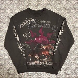 CivilRegime Vintage Wash “Chaos” Crewneck